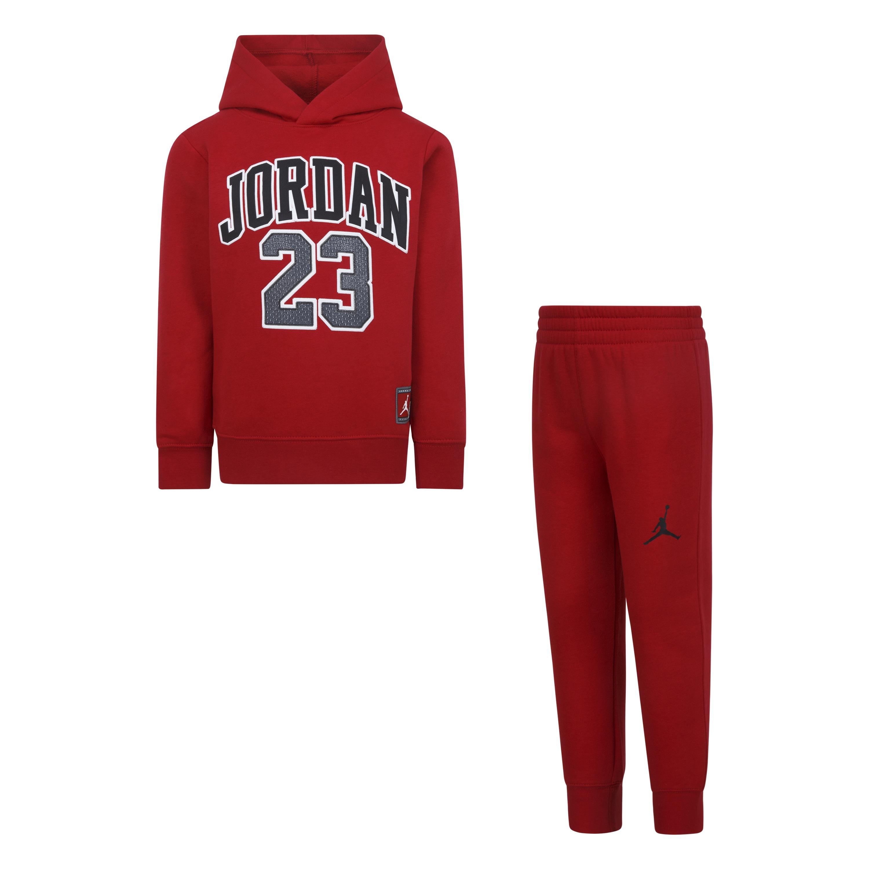 Jordan Little Boys' 23 Fleece Hoodie Set - Red